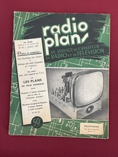 Revue Magazine Livre ancien RADIO PLANS + Schéma 1953 Numéro 66