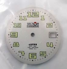 NOS Sector Expander ALUTCK Exp 150 Esfera Sphere 5215132045 Dial Montre Vintage