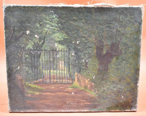 Peinture huile sur toile - à,