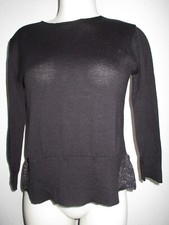 pull noir B. YU + paillettes