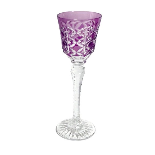 Ancien verre cristal coloré - ancien,