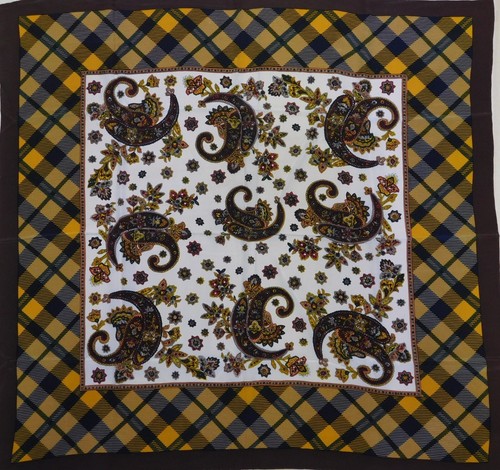 Foulard vintage soie 100 pura - soie,