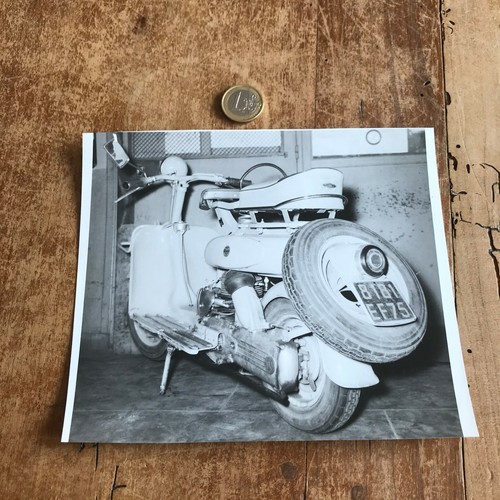 Photographie ancienne moto - ancienne,