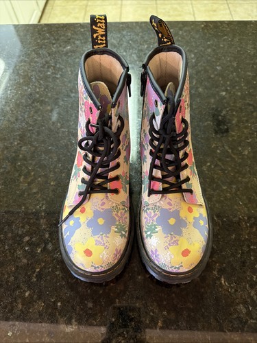 Doc martens floral combat - martens,