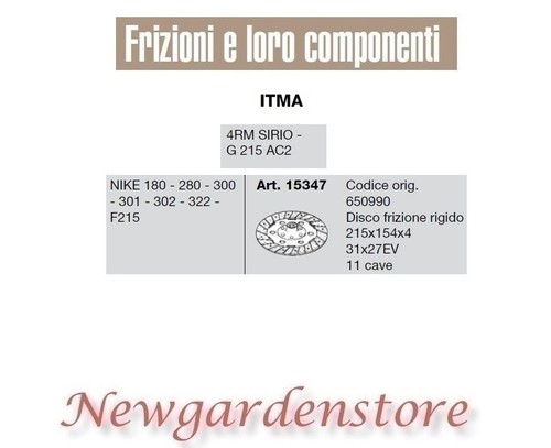 Disque embrayage 15347 - disque,