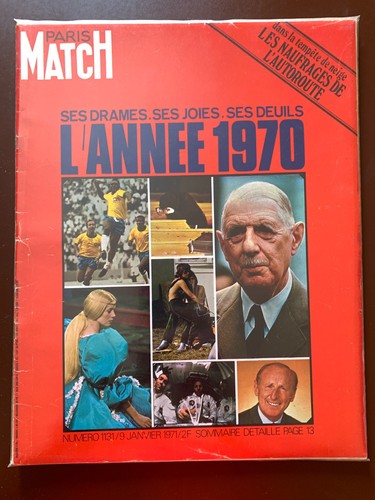 Paris match 01 1971 - match, du