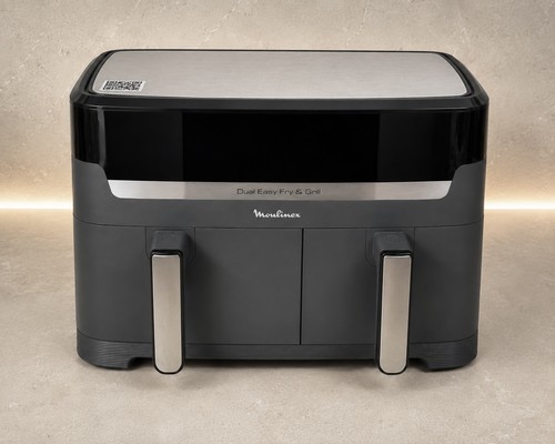 Moulinex dual easy fry grill - moulinex,