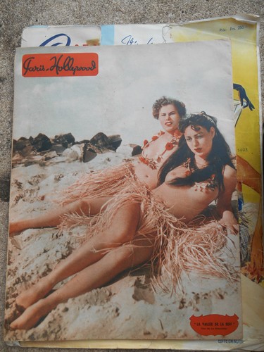 Ancien sexy pin magazine - pin, up