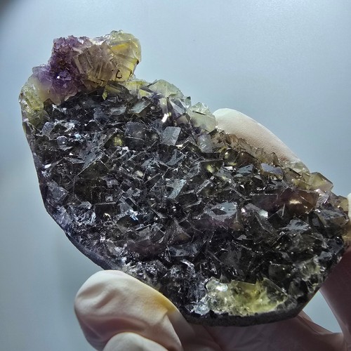 Cube fluorite fantôme - fluorite,