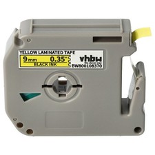 Cartouche à ruban pour Brother PT PT-80SCCP PT-80 PT-70SR PT-70SP noirjaune