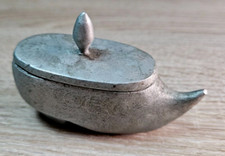 ARTISANAT DE TRANCHEE  TABATIERE   SABOT  ALUMINIUM