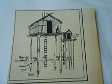 1955 Humour  Cabane pilotis et La niche du chien