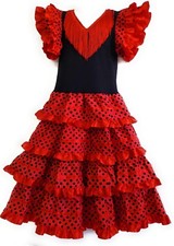 Flamenco robe pour fille 6 - fille,