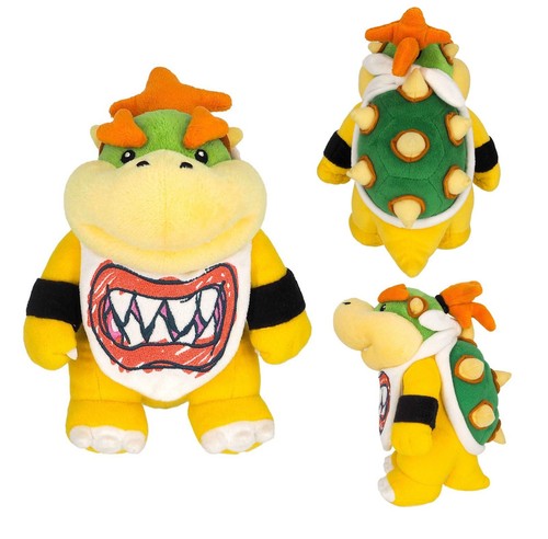 Peluche super mario bowser - bowser, jr