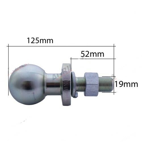Boule attelage 50mm - 50mm,