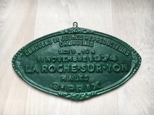plaque décorative de concours