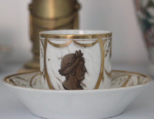 Tasse litron porcelaine paris - litron,