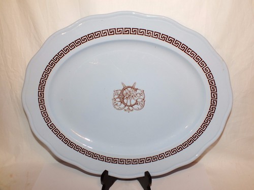 Superbe grand plat - ovale,