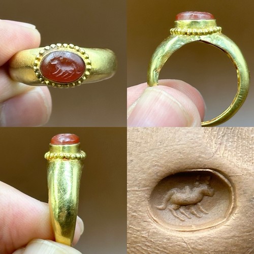 Superbe bague ancienne romaine