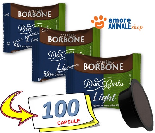 100 capsules café borbone - capsules,