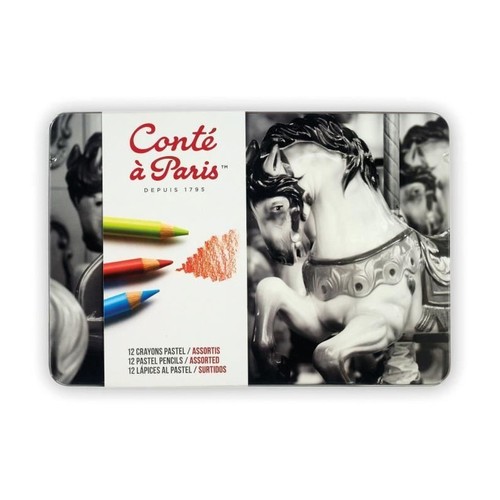 Boîte crayons pastel - boîte,