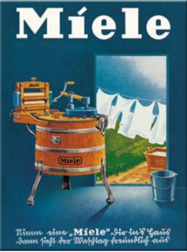 Aimant frigo acier miele - de, en