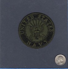 US ÉTATS-UNIS MARINE NAVAL Écusson Chapeau Veste Navire Escadron Aigle Ancre