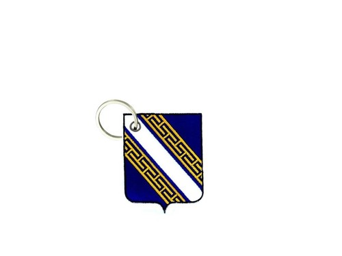 Porte cle cles clef - , brode