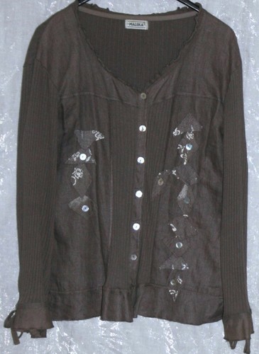 Gilet cardigan lin coton - gilet, femme