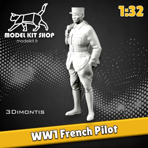Figurine ww1 pilote - 1:32,
