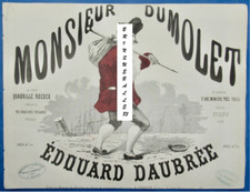 QUADRILLE 4 MAINS ENFANT PARTITION ROCOCO MONSIEUR DUMOLET DAUBRÉE LEGOUIX 1859