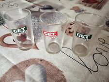 2 verres Get 31 et 1 verre Get 27 hauteur 11.5 cm très bon état