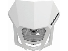 Masque De Lumière Lmx Masque De Phare Compatible Avec Yamaha Wr Wrf Yz Yzf Blanc