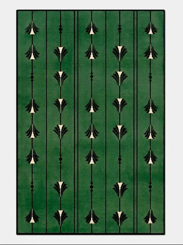 Tapis nordic knots green - nordic, wool