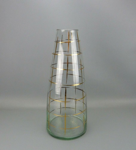 Superbe vase verre décor - en,