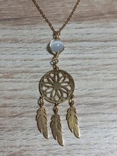 Collier attrape rêves et œil de chat