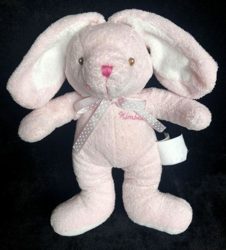 Doudou peluche lapin rose - lapin,