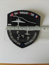 Vends tissu AAE Normandie protection espace aérien chasse débarquement 75 ans