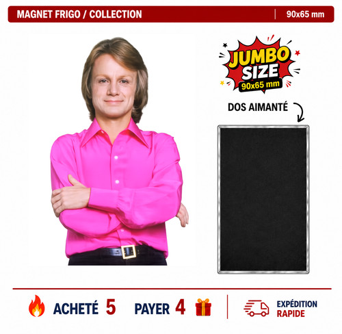 Magnet frigo claude francois - magnet,