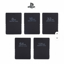 Carte mémoire PS2 PlayStation 8mb 16 32 64 128 254 Sony jeu sauvegardes consoles