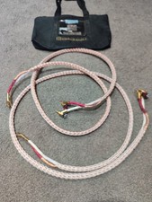 KIMBER 12TC 12 TC PAIRE DE CÂBLES DE PUISSANCE 1,50 CM. X 2 FOURCHE BANANE