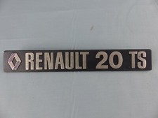  RENAULT 20 TS sigle emblème