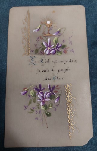 Image pieuse communion