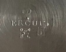 Tasses et leurs soucoupes numérotées Ercuis poinçon centaure