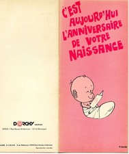108 - Carte Humour - Dorchy - c'est aujourd'hui l'anniversaire de votre ...