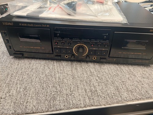 Platine teac w860 noire - k7,