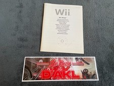 ₪ PAS DE JEU ₪ Notice Nintendo Wii FR - Wii Wheel volant (mario kart)