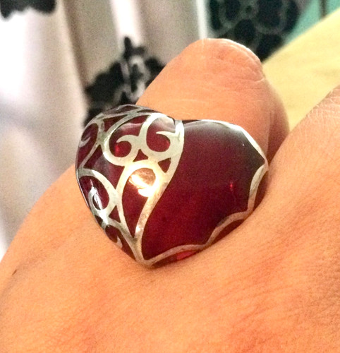 Grosse bague cocktail vintage - grosse,