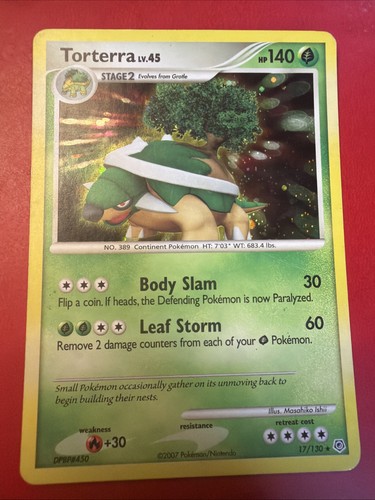 Torterra 130 holo rare - 17/130,