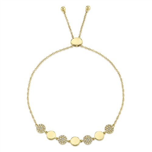 14k jaune diamant - diamant, bolo